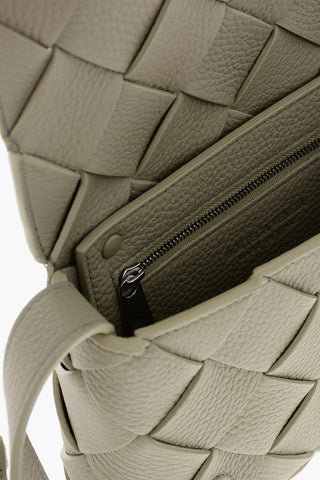 Borsa a Spalla in Pelle Intrecciata