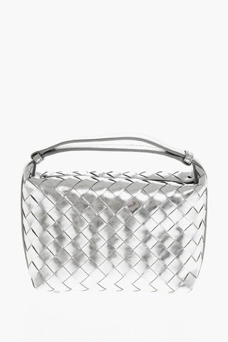 Mini borsa a Mano in Pelle Metallizzata