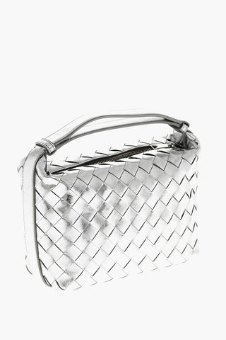 Mini borsa a Mano in Pelle Metallizzata