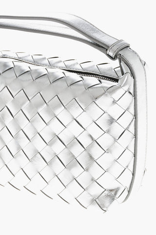 Mini borsa a Mano in Pelle Metallizzata