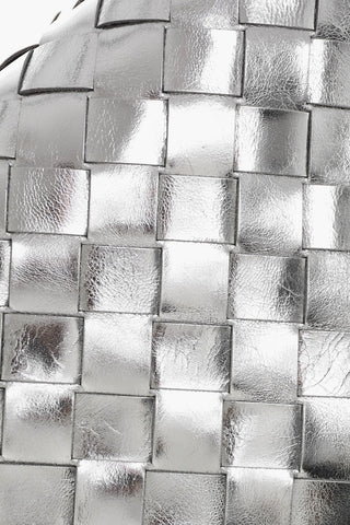 Mini borsa a Mano in Pelle Metallizzata