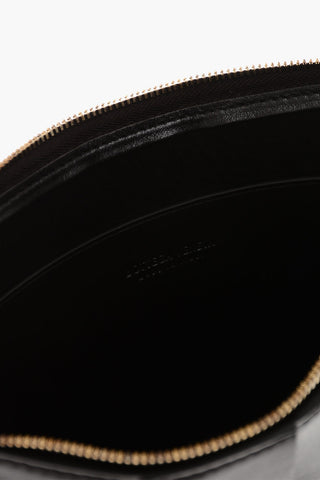 Leder-Clutch mit Reißverschluss