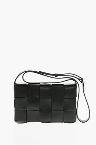Borsa a Spalla in Pelle Intrecciata