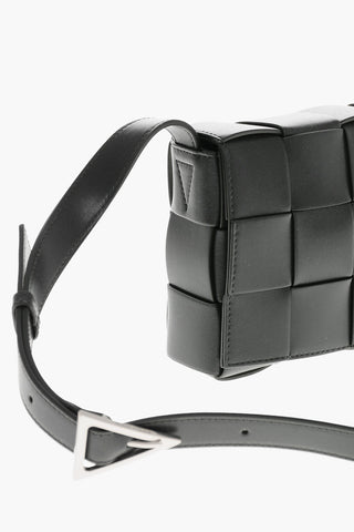 Borsa a Spalla in Pelle Intrecciata