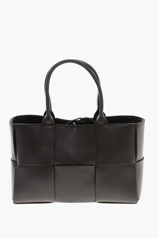 Braided Leather Tote Bag