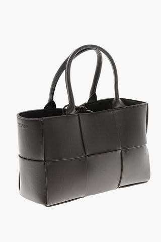 Braided Leather Tote Bag
