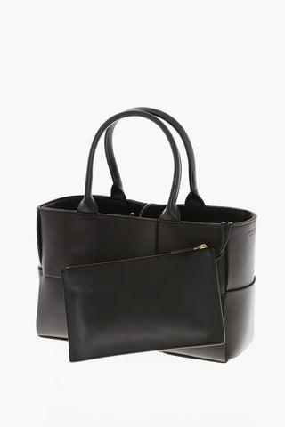 Braided Leather Tote Bag
