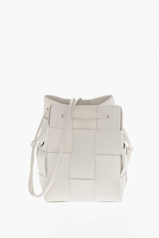 Woven Leather Bucket Bag CASSETTE
