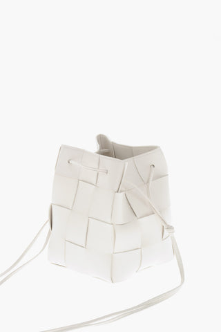 Woven Leather Bucket Bag CASSETTE