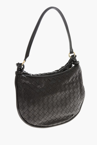 Woven Leather Shoulder Bag