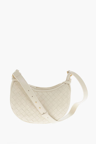 Woven Leather Shoulder Bag