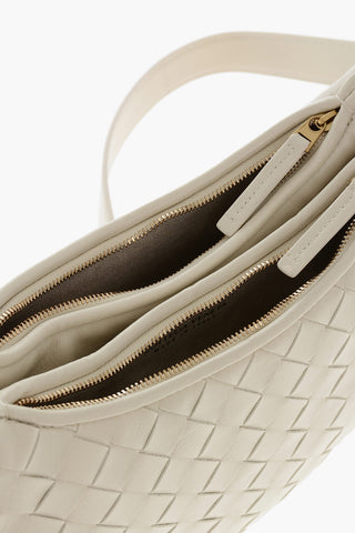 Woven Leather Shoulder Bag