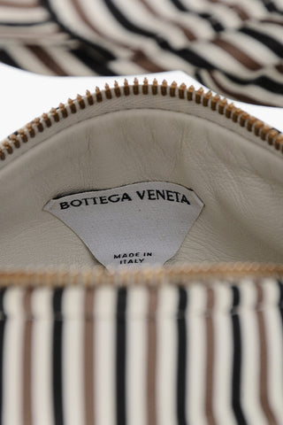 Borsa Hobo in Pelle a Righe con Nodo