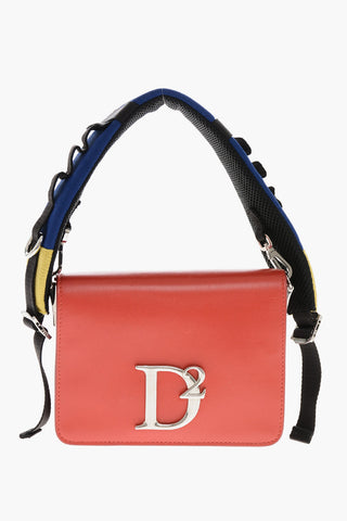 Borsa a Spalla In Pelle con Monogram