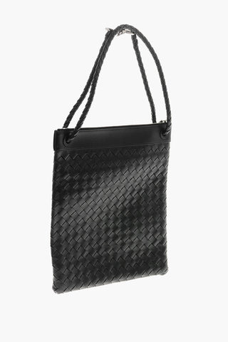 Woven Leather Shoulder Bag