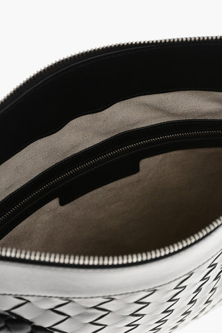 Borsa a Spalla In Pelle Intrecciata