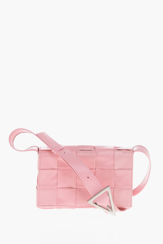 Schultertasche aus geflochtenem Leder