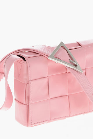 Schultertasche aus geflochtenem Leder