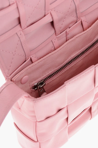Schultertasche aus geflochtenem Leder
