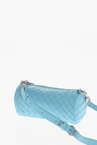 Mini Schultertasche aus geflochtenem Leder