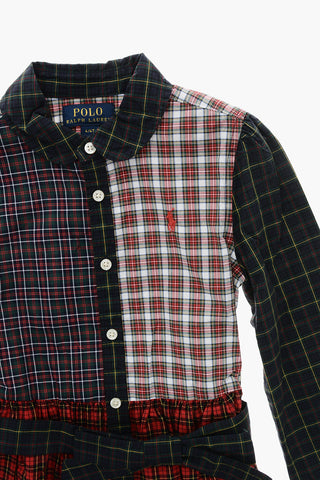 Chemisier a Quadri con Cintura