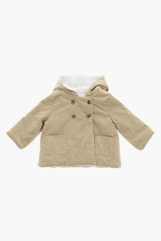 Padded Corduroy MISHA Jacket with Hood