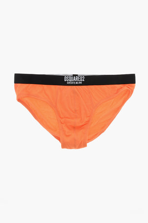 Solid-Color Stretch Cotton Brief