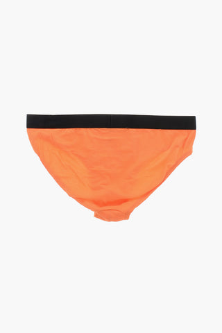 Solid-Color Stretch Cotton Brief
