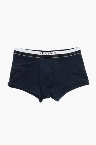 Stretch Cotton Boxer with Logoed Elastic Band