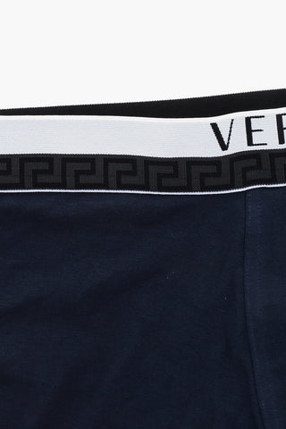 Stretch Cotton Boxer with Logoed Elastic Band