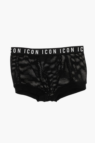 ICON Boxer Traforati Con Banda Logata