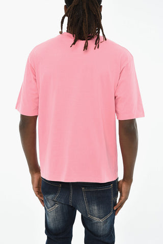 Cotton Crew-neck T-shirt with Print