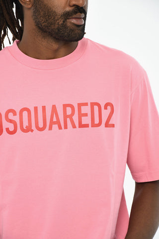 Cotton Crew-neck T-shirt with Print