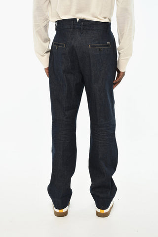 Regular Fit Jeans with Exposed Seams