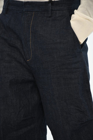 Regular Fit Jeans with Exposed Seams