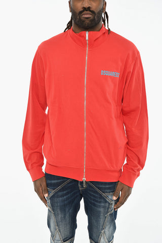 Felpa in Cotone Leggero con Zip