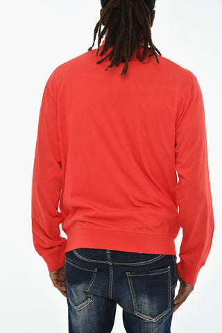 Felpa in Cotone Leggero con Zip