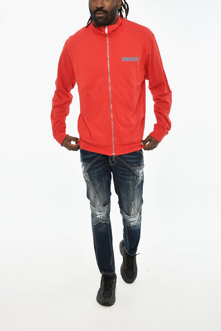 Felpa in Cotone Leggero con Zip