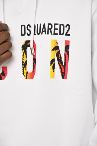 ICON Sweatshirt aus Baumwollfrottee mit Frontdruck