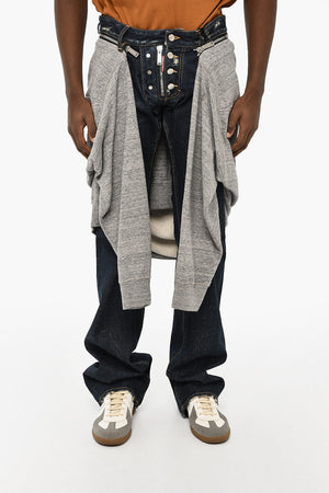 2-in-1 Jeans with Removable Sweatshirt