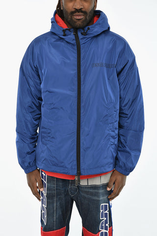 Nylonjacke mit Kapuze