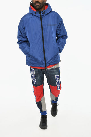 Nylonjacke mit Kapuze