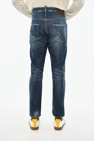 Stonewashed Effect Regular Fit Jeans 16cm