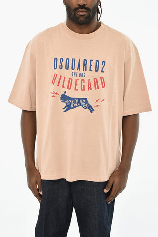 Oversized Printed Crew-neck T-shirt
