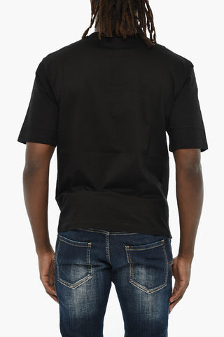 ICON Rundhals-T-Shirt aus Baumwolle mit Farbverlauf