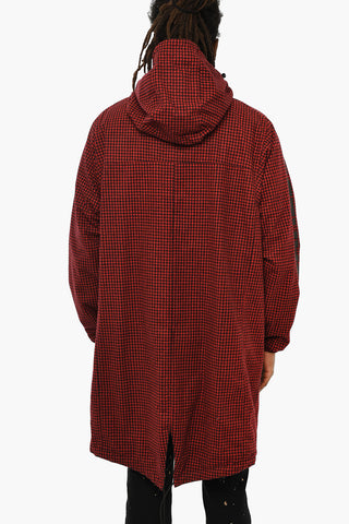 후드가 있는 리버시블 재킷