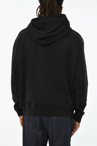 Cotton Hoodie with Frontal Print