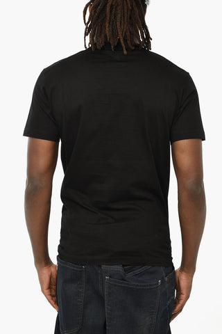 ICON Cotton Crew-Neck T-Shirt with Gold-Effect Logo