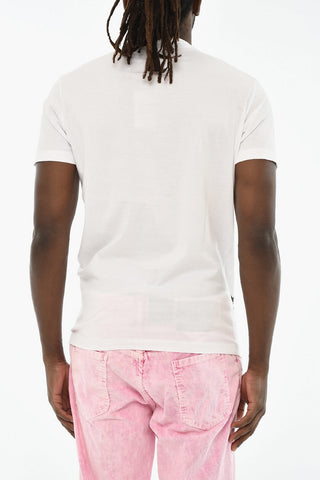 Cotton Crew-neck T-shirt with Print