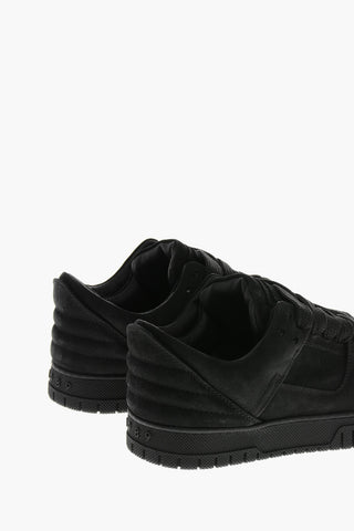 Low Nubuck Sneakers in Solid Color